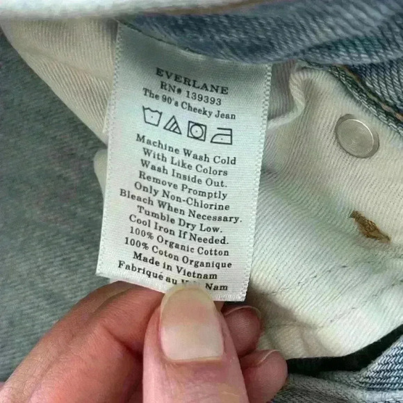 Everlane The 90s Cheeky crop  Jean sz 24 - Picture 9 of 12